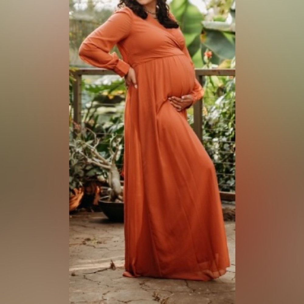 Bohme orange maxi dress only worn once.